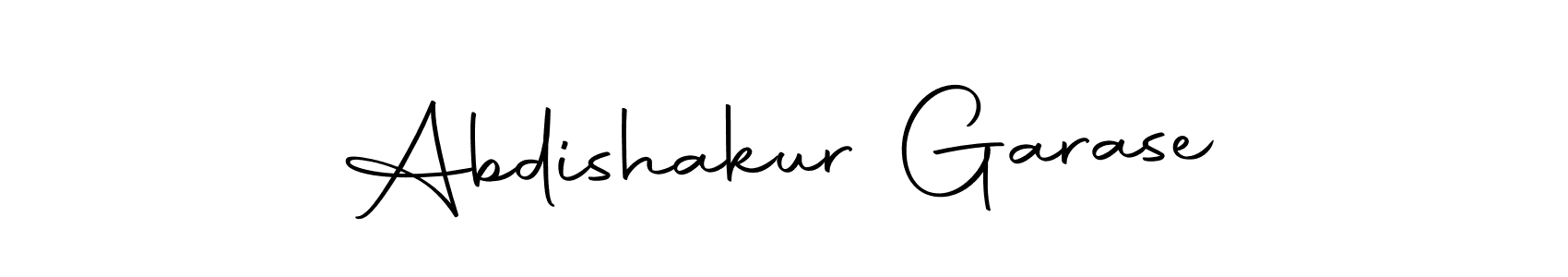 Make a beautiful signature design for name Abdishakur Garase. With this signature (Autography-DOLnW) style, you can create a handwritten signature for free. Abdishakur Garase signature style 10 images and pictures png