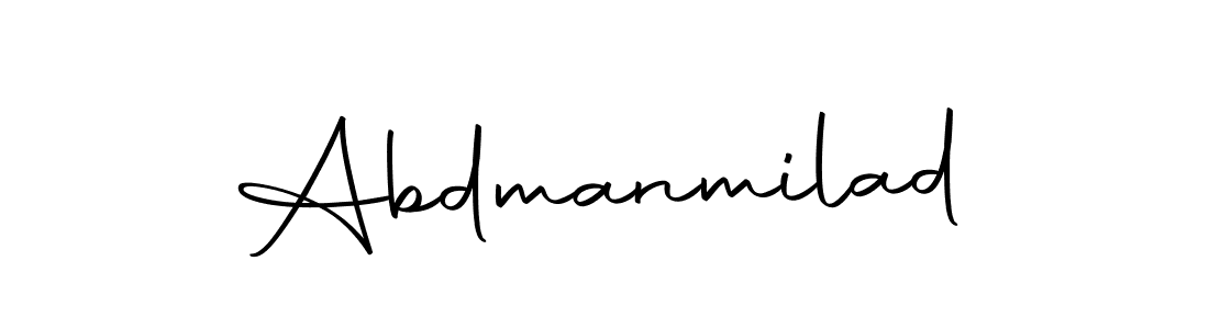 It looks lik you need a new signature style for name Abdmanmilad. Design unique handwritten (Autography-DOLnW) signature with our free signature maker in just a few clicks. Abdmanmilad signature style 10 images and pictures png
