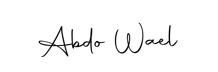 Design your own signature with our free online signature maker. With this signature software, you can create a handwritten (Autography-DOLnW) signature for name Abdo Wael. Abdo Wael signature style 10 images and pictures png