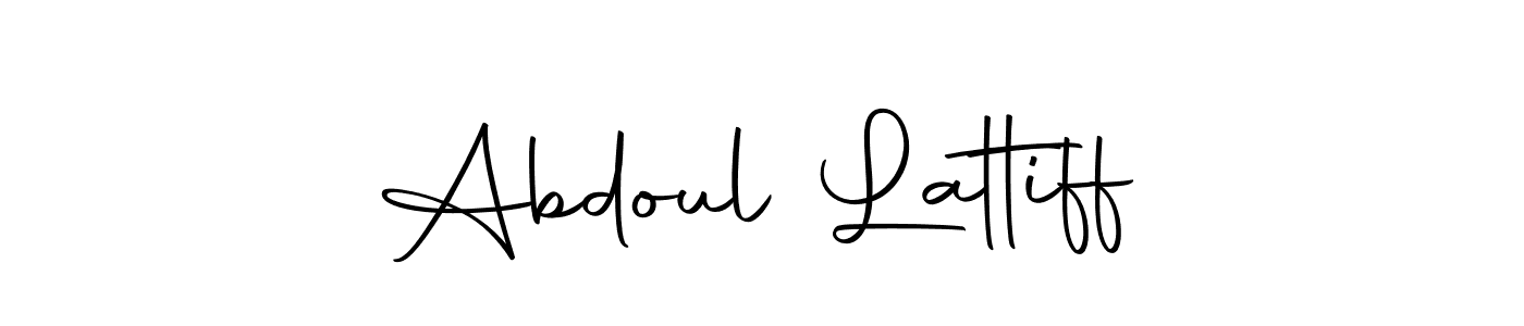 Create a beautiful signature design for name Abdoul Lattiff. With this signature (Autography-DOLnW) fonts, you can make a handwritten signature for free. Abdoul Lattiff signature style 10 images and pictures png