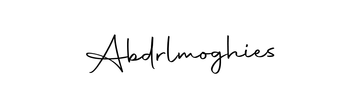 Make a beautiful signature design for name Abdrlmoghies. With this signature (Autography-DOLnW) style, you can create a handwritten signature for free. Abdrlmoghies signature style 10 images and pictures png