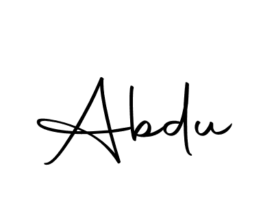 Abdu stylish signature style. Best Handwritten Sign (Autography-DOLnW) for my name. Handwritten Signature Collection Ideas for my name Abdu. Abdu signature style 10 images and pictures png