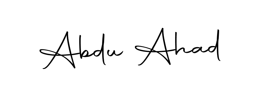 Similarly Autography-DOLnW is the best handwritten signature design. Signature creator online .You can use it as an online autograph creator for name Abdu Ahad. Abdu Ahad signature style 10 images and pictures png