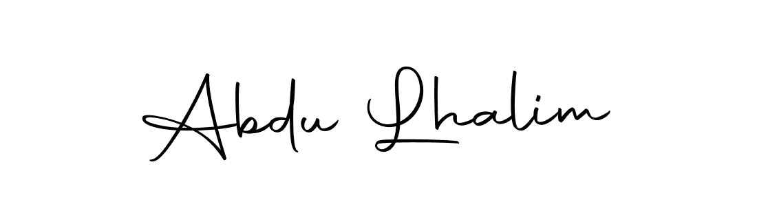 It looks lik you need a new signature style for name Abdu Lhalim. Design unique handwritten (Autography-DOLnW) signature with our free signature maker in just a few clicks. Abdu Lhalim signature style 10 images and pictures png