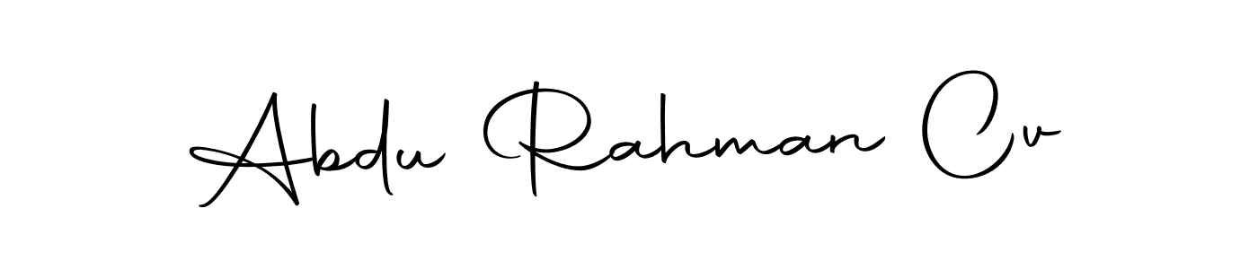 Create a beautiful signature design for name Abdu Rahman Cv. With this signature (Autography-DOLnW) fonts, you can make a handwritten signature for free. Abdu Rahman Cv signature style 10 images and pictures png