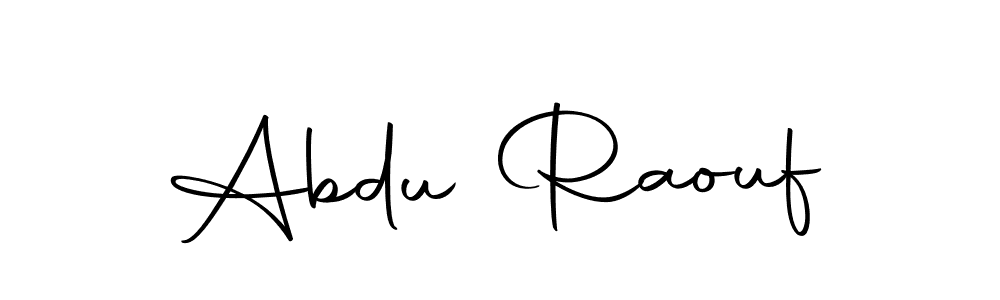 Make a beautiful signature design for name Abdu Raouf. Use this online signature maker to create a handwritten signature for free. Abdu Raouf signature style 10 images and pictures png