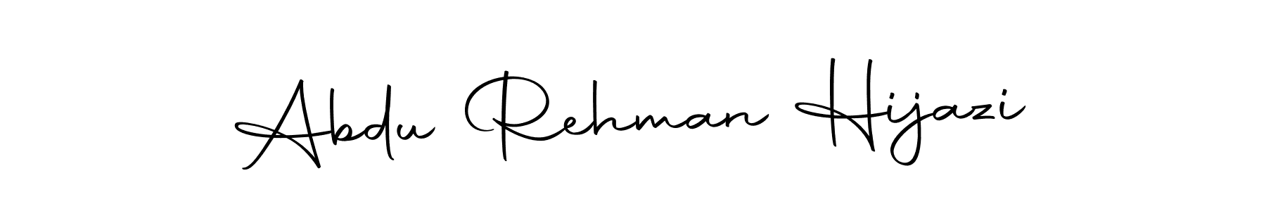Make a short Abdu Rehman Hijazi signature style. Manage your documents anywhere anytime using Autography-DOLnW. Create and add eSignatures, submit forms, share and send files easily. Abdu Rehman Hijazi signature style 10 images and pictures png