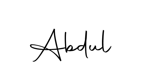 How to make Abdul  name signature. Use Autography-DOLnW style for creating short signs online. This is the latest handwritten sign. Abdul  signature style 10 images and pictures png