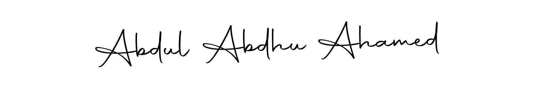 Autography-DOLnW is a professional signature style that is perfect for those who want to add a touch of class to their signature. It is also a great choice for those who want to make their signature more unique. Get Abdul Abdhu Ahamed name to fancy signature for free. Abdul Abdhu Ahamed signature style 10 images and pictures png