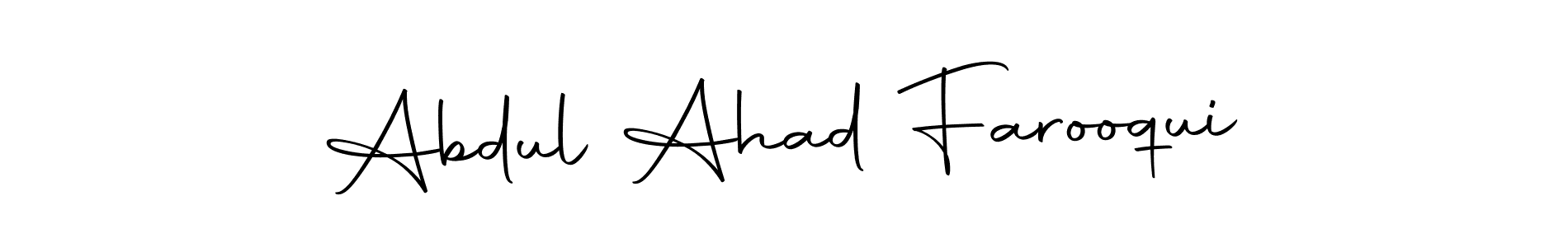 Similarly Autography-DOLnW is the best handwritten signature design. Signature creator online .You can use it as an online autograph creator for name Abdul Ahad Farooqui. Abdul Ahad Farooqui signature style 10 images and pictures png