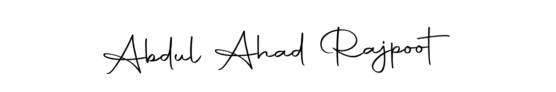 Also we have Abdul Ahad Rajpoot name is the best signature style. Create professional handwritten signature collection using Autography-DOLnW autograph style. Abdul Ahad Rajpoot signature style 10 images and pictures png