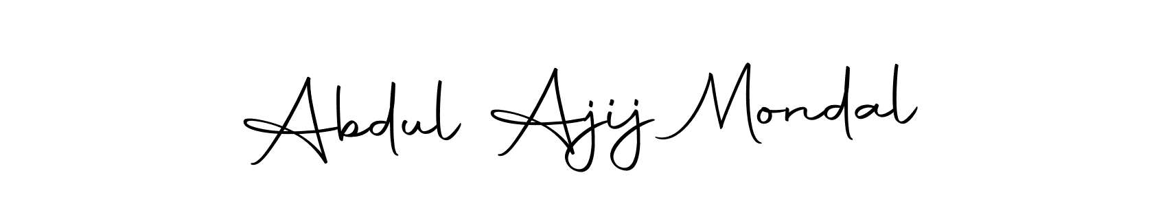 You can use this online signature creator to create a handwritten signature for the name Abdul Ajij Mondal. This is the best online autograph maker. Abdul Ajij Mondal signature style 10 images and pictures png