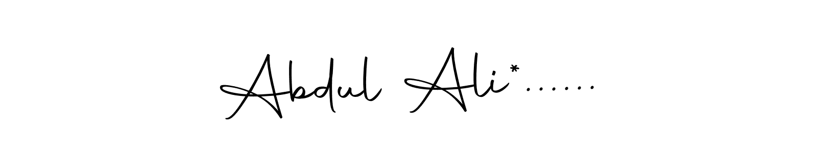 Make a beautiful signature design for name Abdul Ali*....... With this signature (Autography-DOLnW) style, you can create a handwritten signature for free. Abdul Ali*...... signature style 10 images and pictures png