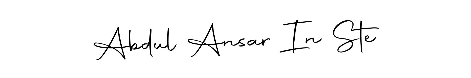 How to make Abdul Ansar In Ste name signature. Use Autography-DOLnW style for creating short signs online. This is the latest handwritten sign. Abdul Ansar In Ste signature style 10 images and pictures png