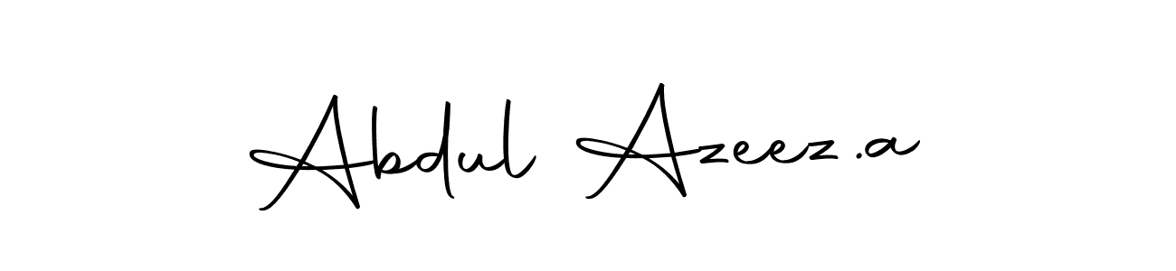 You can use this online signature creator to create a handwritten signature for the name Abdul Azeez.a. This is the best online autograph maker. Abdul Azeez.a signature style 10 images and pictures png