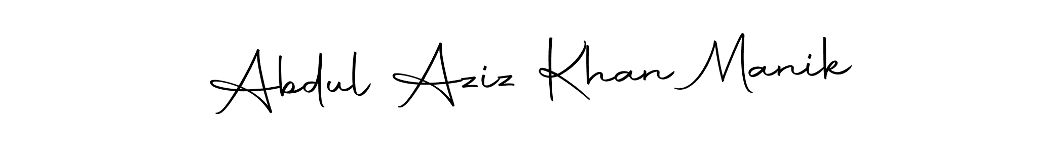 Autography-DOLnW is a professional signature style that is perfect for those who want to add a touch of class to their signature. It is also a great choice for those who want to make their signature more unique. Get Abdul Aziz Khan Manik name to fancy signature for free. Abdul Aziz Khan Manik signature style 10 images and pictures png