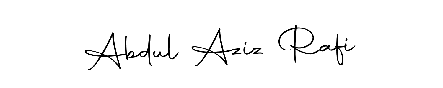 Also we have Abdul Aziz Rafi name is the best signature style. Create professional handwritten signature collection using Autography-DOLnW autograph style. Abdul Aziz Rafi signature style 10 images and pictures png