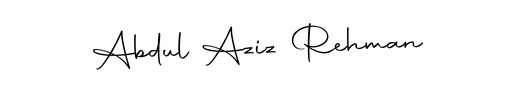 Use a signature maker to create a handwritten signature online. With this signature software, you can design (Autography-DOLnW) your own signature for name Abdul Aziz Rehman. Abdul Aziz Rehman signature style 10 images and pictures png