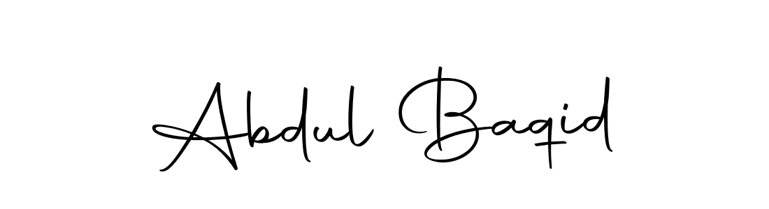 How to make Abdul Baqid signature? Autography-DOLnW is a professional autograph style. Create handwritten signature for Abdul Baqid name. Abdul Baqid signature style 10 images and pictures png