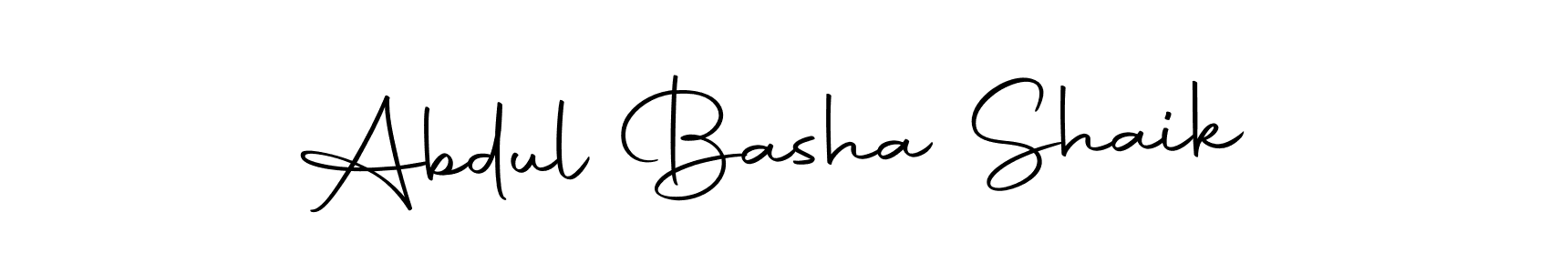 Design your own signature with our free online signature maker. With this signature software, you can create a handwritten (Autography-DOLnW) signature for name Abdul Basha Shaik. Abdul Basha Shaik signature style 10 images and pictures png