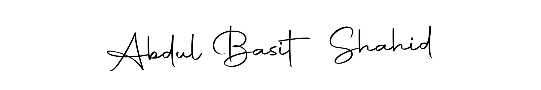 Create a beautiful signature design for name Abdul Basit Shahid. With this signature (Autography-DOLnW) fonts, you can make a handwritten signature for free. Abdul Basit Shahid signature style 10 images and pictures png