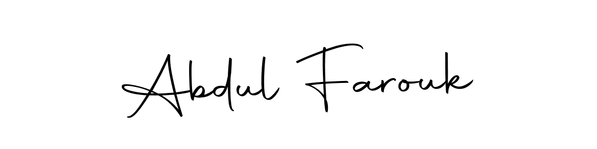 Make a short Abdul Farouk signature style. Manage your documents anywhere anytime using Autography-DOLnW. Create and add eSignatures, submit forms, share and send files easily. Abdul Farouk signature style 10 images and pictures png
