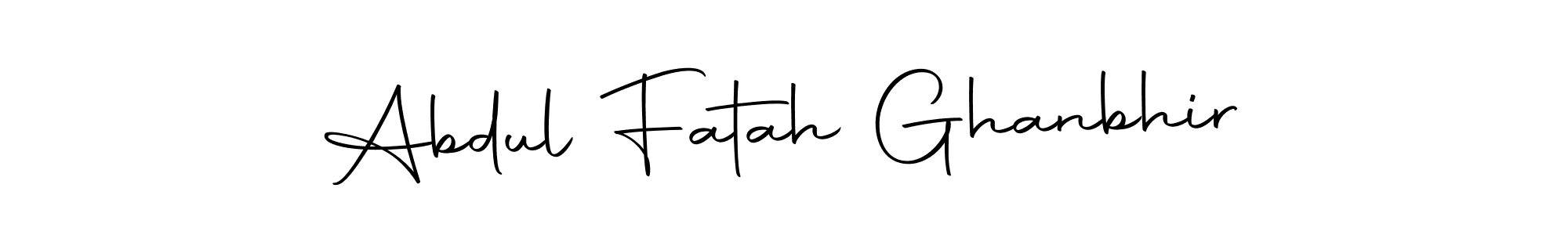 It looks lik you need a new signature style for name Abdul Fatah Ghanbhir. Design unique handwritten (Autography-DOLnW) signature with our free signature maker in just a few clicks. Abdul Fatah Ghanbhir signature style 10 images and pictures png