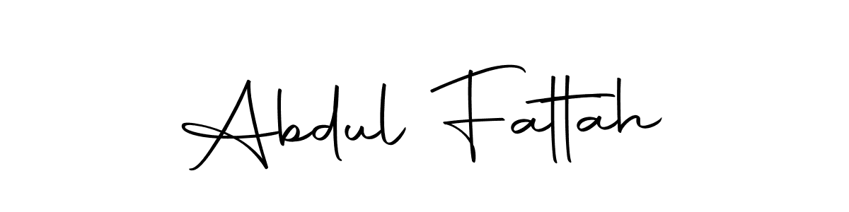 Create a beautiful signature design for name Abdul Fattah. With this signature (Autography-DOLnW) fonts, you can make a handwritten signature for free. Abdul Fattah signature style 10 images and pictures png