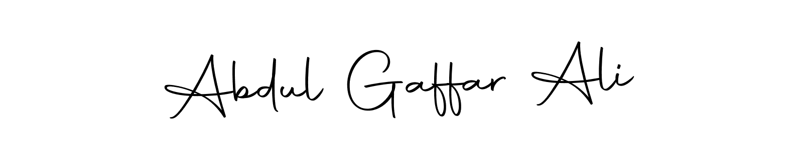 The best way (Autography-DOLnW) to make a short signature is to pick only two or three words in your name. The name Abdul Gaffar Ali include a total of six letters. For converting this name. Abdul Gaffar Ali signature style 10 images and pictures png