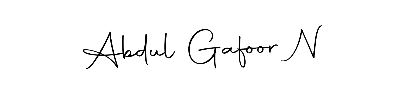 Similarly Autography-DOLnW is the best handwritten signature design. Signature creator online .You can use it as an online autograph creator for name Abdul Gafoor N. Abdul Gafoor N signature style 10 images and pictures png