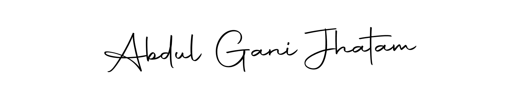 You should practise on your own different ways (Autography-DOLnW) to write your name (Abdul Gani Jhatam) in signature. don't let someone else do it for you. Abdul Gani Jhatam signature style 10 images and pictures png
