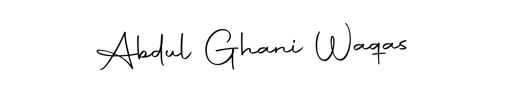 Make a beautiful signature design for name Abdul Ghani Waqas. With this signature (Autography-DOLnW) style, you can create a handwritten signature for free. Abdul Ghani Waqas signature style 10 images and pictures png