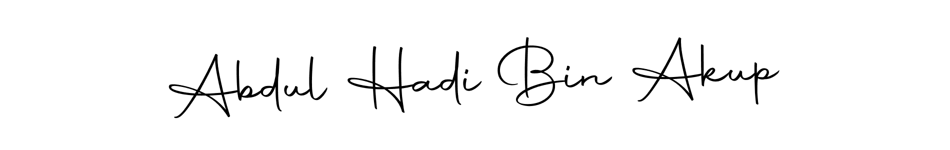 Use a signature maker to create a handwritten signature online. With this signature software, you can design (Autography-DOLnW) your own signature for name Abdul Hadi Bin Akup. Abdul Hadi Bin Akup signature style 10 images and pictures png