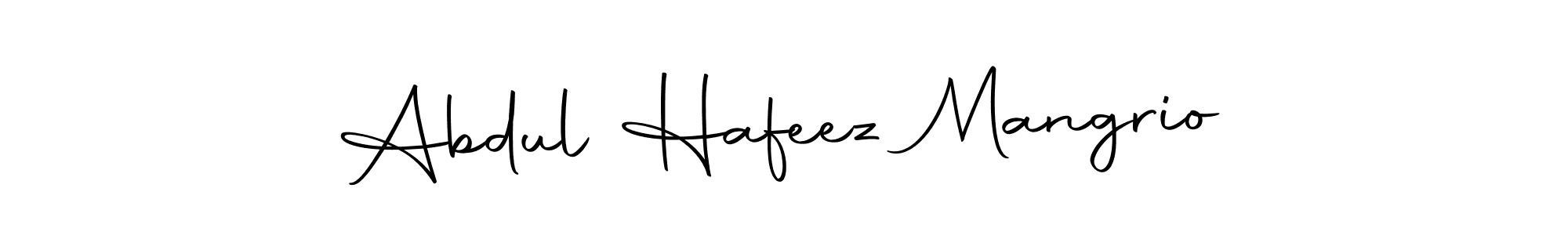 Make a beautiful signature design for name Abdul Hafeez Mangrio. Use this online signature maker to create a handwritten signature for free. Abdul Hafeez Mangrio signature style 10 images and pictures png