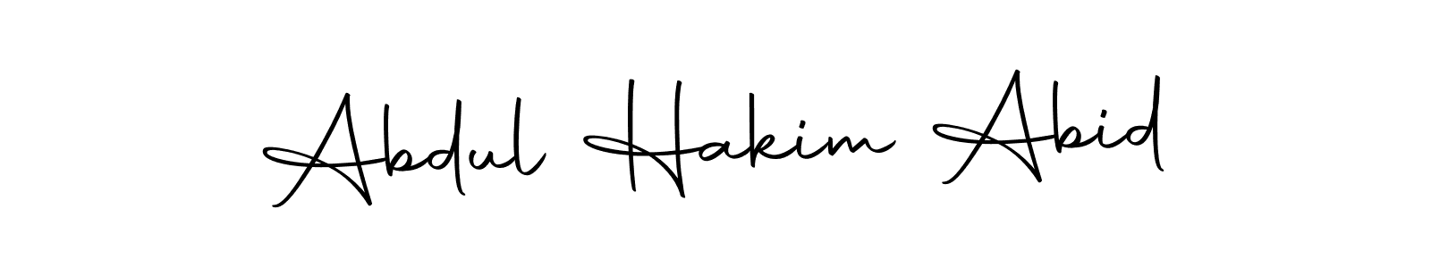 How to make Abdul Hakim Abid signature? Autography-DOLnW is a professional autograph style. Create handwritten signature for Abdul Hakim Abid name. Abdul Hakim Abid signature style 10 images and pictures png