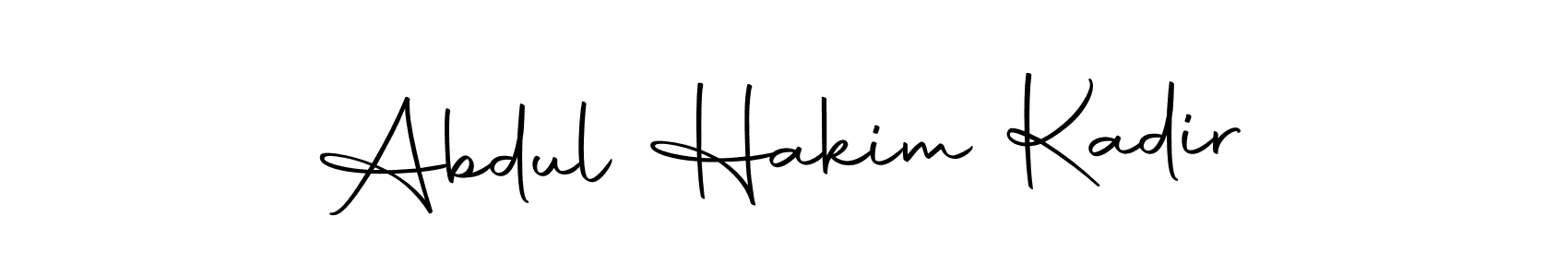 Abdul Hakim Kadir stylish signature style. Best Handwritten Sign (Autography-DOLnW) for my name. Handwritten Signature Collection Ideas for my name Abdul Hakim Kadir. Abdul Hakim Kadir signature style 10 images and pictures png