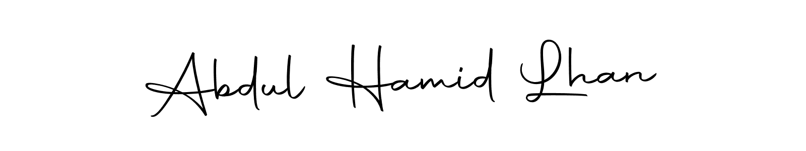 Here are the top 10 professional signature styles for the name Abdul Hamid Lhan. These are the best autograph styles you can use for your name. Abdul Hamid Lhan signature style 10 images and pictures png