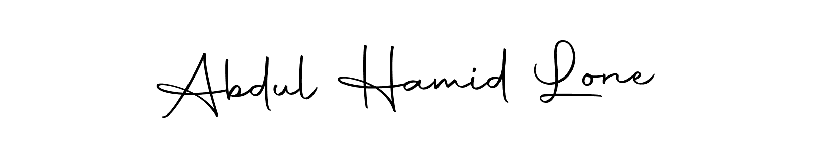 Make a beautiful signature design for name Abdul Hamid Lone. With this signature (Autography-DOLnW) style, you can create a handwritten signature for free. Abdul Hamid Lone signature style 10 images and pictures png