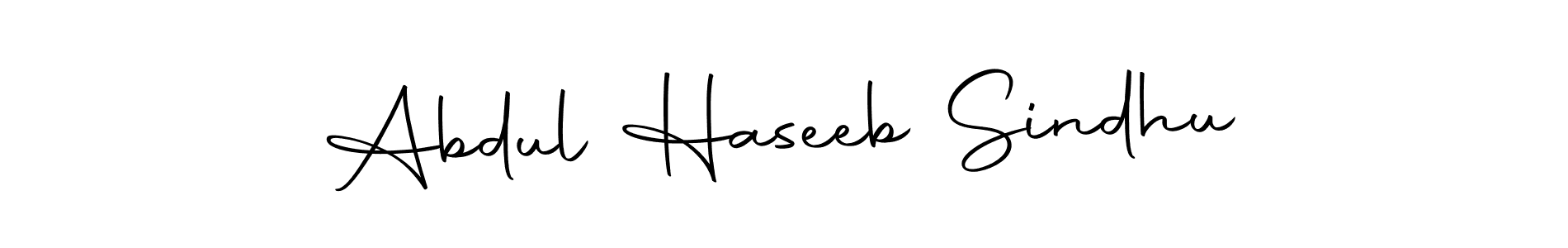 if you are searching for the best signature style for your name Abdul Haseeb Sindhu. so please give up your signature search. here we have designed multiple signature styles  using Autography-DOLnW. Abdul Haseeb Sindhu signature style 10 images and pictures png