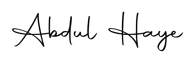 Make a beautiful signature design for name Abdul Haye. With this signature (Autography-DOLnW) style, you can create a handwritten signature for free. Abdul Haye signature style 10 images and pictures png