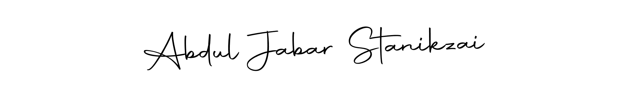 Make a short Abdul Jabar Stanikzai signature style. Manage your documents anywhere anytime using Autography-DOLnW. Create and add eSignatures, submit forms, share and send files easily. Abdul Jabar Stanikzai signature style 10 images and pictures png