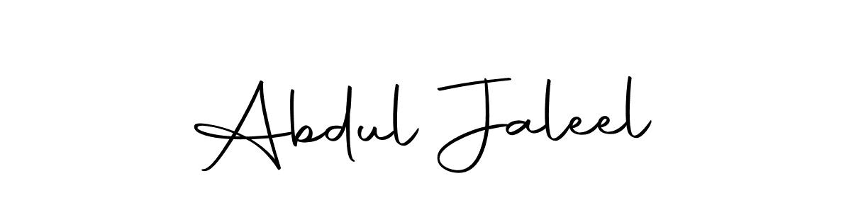 Make a beautiful signature design for name Abdul Jaleel. With this signature (Autography-DOLnW) style, you can create a handwritten signature for free. Abdul Jaleel signature style 10 images and pictures png