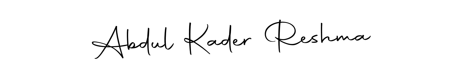 This is the best signature style for the Abdul Kader Reshma name. Also you like these signature font (Autography-DOLnW). Mix name signature. Abdul Kader Reshma signature style 10 images and pictures png