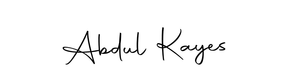 Design your own signature with our free online signature maker. With this signature software, you can create a handwritten (Autography-DOLnW) signature for name Abdul Kayes. Abdul Kayes signature style 10 images and pictures png