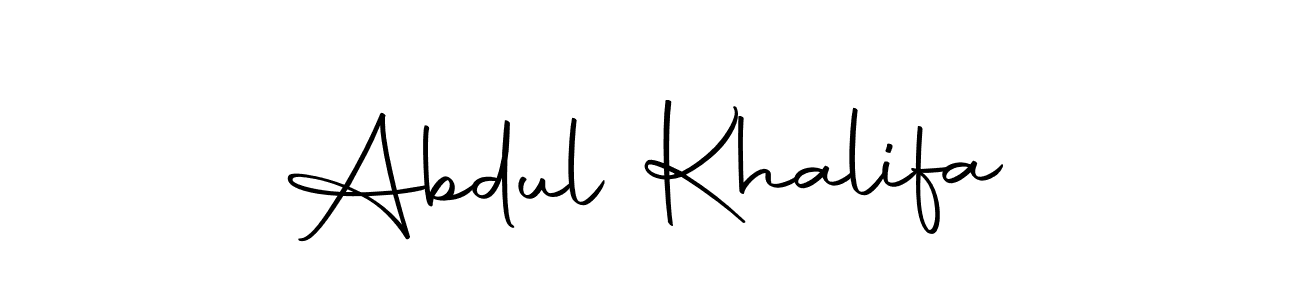 It looks lik you need a new signature style for name Abdul Khalifa. Design unique handwritten (Autography-DOLnW) signature with our free signature maker in just a few clicks. Abdul Khalifa signature style 10 images and pictures png