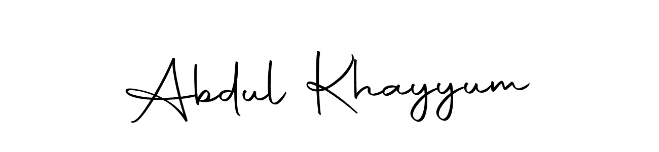 Also we have Abdul Khayyum name is the best signature style. Create professional handwritten signature collection using Autography-DOLnW autograph style. Abdul Khayyum signature style 10 images and pictures png