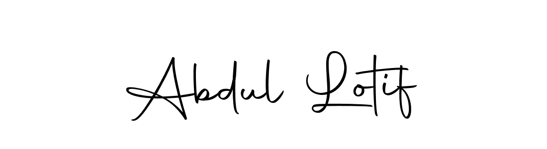 How to make Abdul Lotif name signature. Use Autography-DOLnW style for creating short signs online. This is the latest handwritten sign. Abdul Lotif signature style 10 images and pictures png