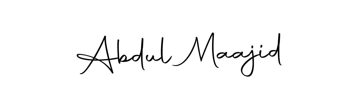 You can use this online signature creator to create a handwritten signature for the name Abdul Maajid. This is the best online autograph maker. Abdul Maajid signature style 10 images and pictures png
