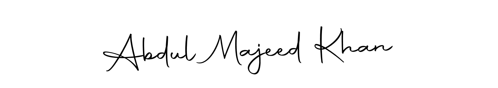 Design your own signature with our free online signature maker. With this signature software, you can create a handwritten (Autography-DOLnW) signature for name Abdul Majeed Khan. Abdul Majeed Khan signature style 10 images and pictures png