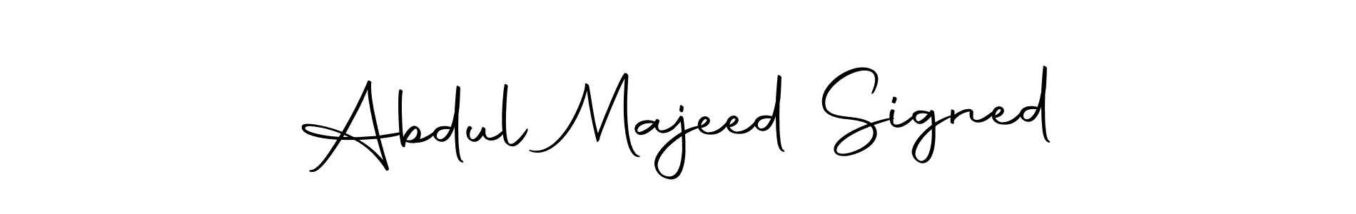 if you are searching for the best signature style for your name Abdul Majeed Signed. so please give up your signature search. here we have designed multiple signature styles  using Autography-DOLnW. Abdul Majeed Signed signature style 10 images and pictures png